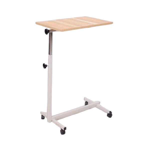 Manual Hi/Low Adjustment Mobile Overbed Table